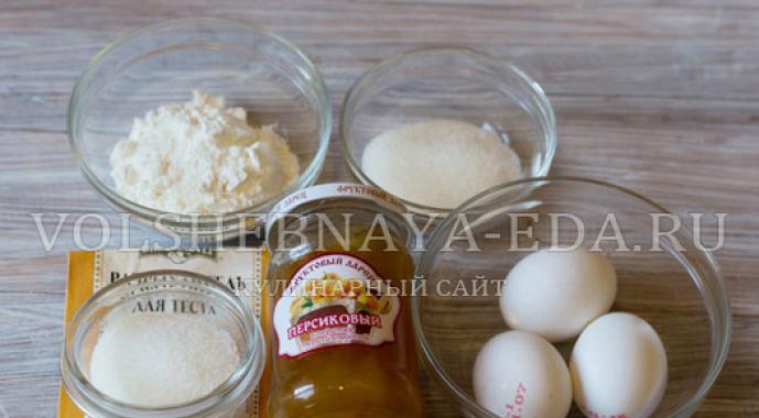 Пошаговый рецепт приготовления бисквитного рулета с фото